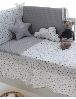 Colcha y Protector de Maxicuna Bambi de Uzturre