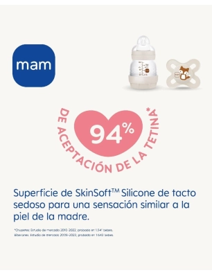 Pack para Recién Nacido Biberón y Chupete de Mam