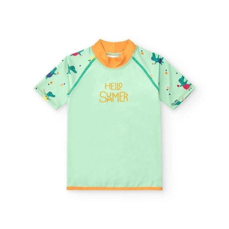 Camiseta Manga Corta Solar Cocodrilos de Btbox