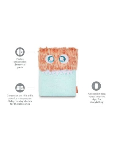 Libro de Tela interactivo Monster Telling de Miniland