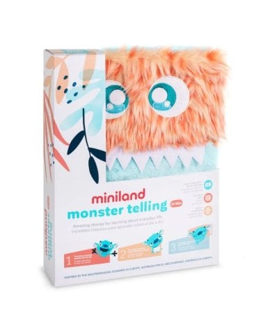 Libro de Tela interactivo Monster Telling de Miniland