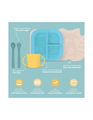 Vajilla BLW de Miniland Sunshine