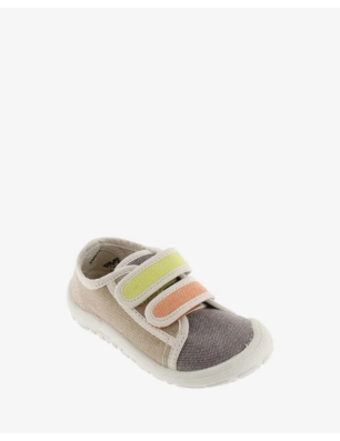 Zapatillas de Lona Basket Bosco Barefoot de Victoria Beige