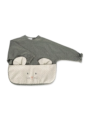 Babero con Mangas Topitos Poppy de Walking Mum