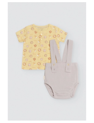 Conjunto Bebe Manga Corta De Ysabel Mora