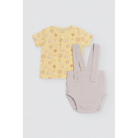 Conjunto Bebe Manga Corta De Ysabel Mora