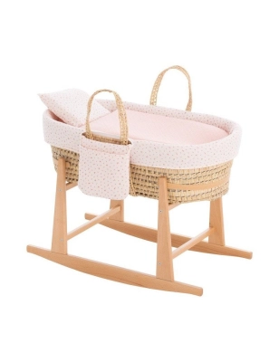 Moisés Bebé Mio Cuco Helena de Cambrass Rosa