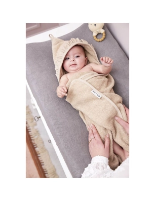 Capa de Baño Con Volante Terry de Meyco Baby Sand