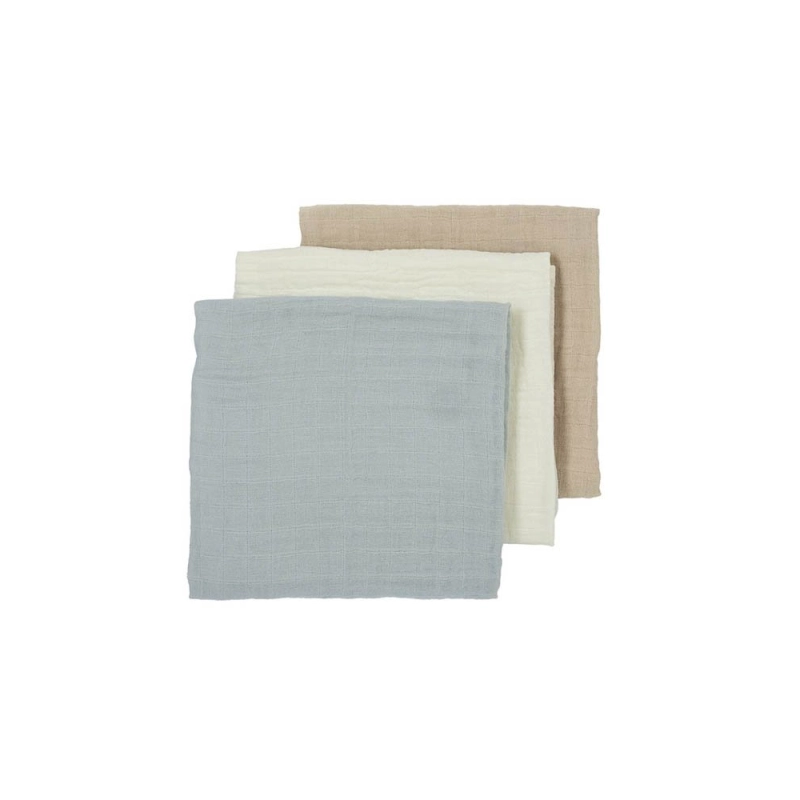 Pack de 3 Muselinas Lavadas Medianas de Meyco Baby