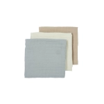 Pack 3 Muselinas Medianas de Meyco Baby Light Grey