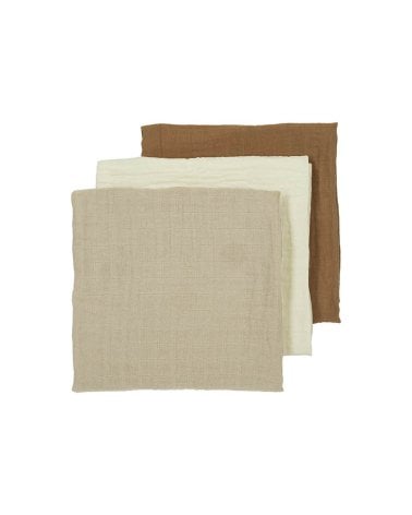 Pack 3 Muselinas Medianas de Meyco Baby Toffe