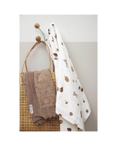 Pack 2 Muselinas Grandes de Meyco Baby Forest Animals Toffe