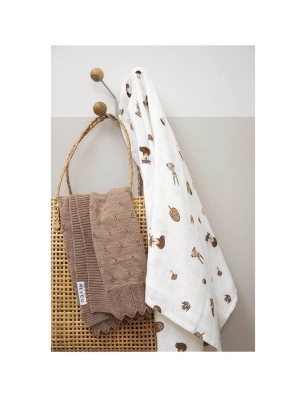 Pack 2 Muselinas Grandes de Meyco Baby Forest Animals Toffe