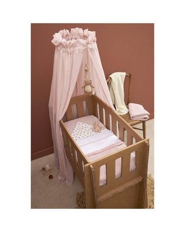 Pack 2 Sábanas Bajera Ajustables de Meyco Baby Cuna Soft Pink