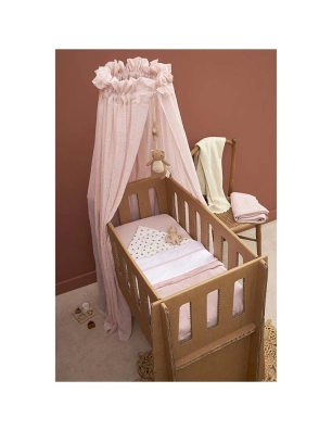 Pack 2 Sábanas Bajera Ajustables de Meyco Baby Cuna Soft Pink