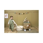 Pijama Invierno sin Mangas Muselina Lavada de Meyco Baby Olive Green