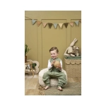 Pijama Invierno sin Mangas Muselina Lavada de Meyco Baby Olive Green