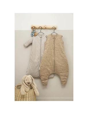 Saco Dormir Invierno Slub Desmontable de Meyco Baby Greige