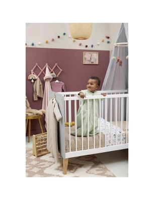 Saco Dormir Invierno Slub Desmontable de Meyco Baby Greige