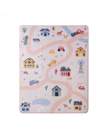 Alfombra de Juegos Suave 160x120 de Hakuna Matte Granja