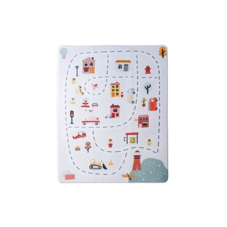 Alfombra de Juegos Suave 160x120 de Hakuna Matte Ciudad