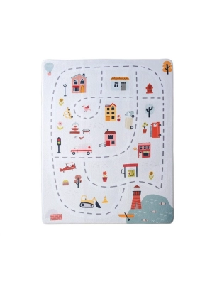 Alfombra de Juegos Suave 160x120 de Hakuna Matte Ciudad