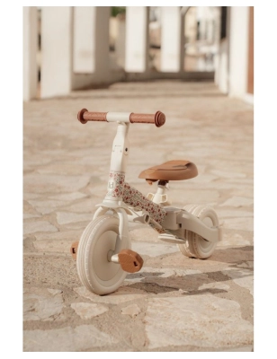 Triciclo con Barra de Little Dutch Blanco