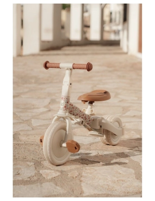 Triciclo con Barra de Little Dutch Blanco