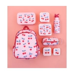 Pack 4 Cajas Snack con tapa de A Little Lovely Company Cerezas