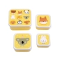 Pack de 4 Cajas Snack con tapa de A Little Lovely Company Pack de 4 Cajas Snack con tapa de A Little Lovely Company