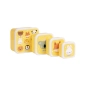 Pack de 4 Cajas Snack con tapa de A Little Lovely Company Pack de 4 Cajas Snack con tapa de A Little Lovely Company