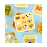 Pack 4 Cajas Snack con tapa de A Little Lovely Company Animales