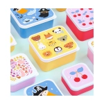 Pack 4 Cajas Snack con tapa de A Little Lovely Company Animales