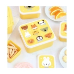 Pack 4 Cajas Snack con tapa de A Little Lovely Company Animales