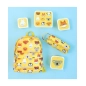 Pack de 4 Cajas Snack con tapa de A Little Lovely Company Pack de 4 Cajas Snack con tapa de A Little Lovely Company