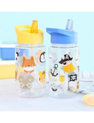 Botella Tritán 450ml de A Little Lovely Company Animales