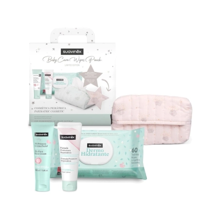 Canastilla Baby Care Wipes de Suavinex Rosa
