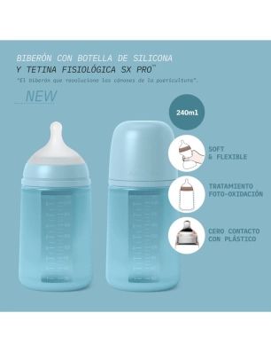 Biberón de Silicona Fisiológico Intense de Suavinex
