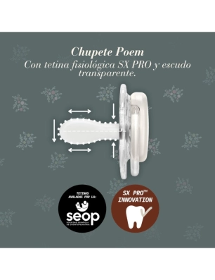 Chupete Poem Fisiológico SX Pro Poetry de Suavinex