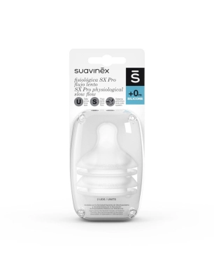 Tetina Fisiológica SX Pro de Silicona de Suavinex Lento