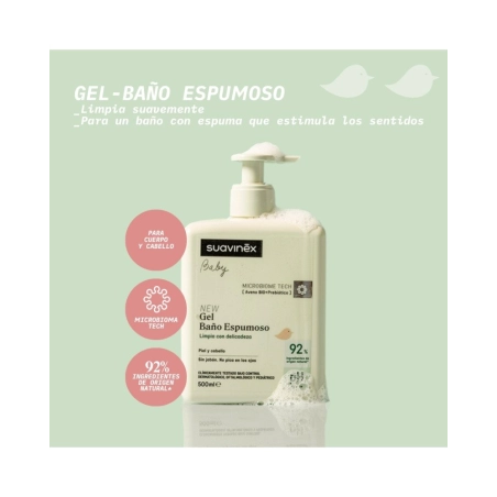 Gel-Champú Espumoso de Suavinex 500 ml