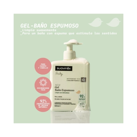 Gel champú espumoso 750 ml de Suavinex