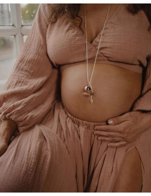 Llamador de Ángeles Sofie Bola de Proud Mama Rosado