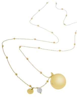 Llamador de Ángeles Olivia de Proud Mama Dorado / Ágata