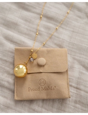 Llamador de Ángeles Olivia de Proud Mama Dorado / Ágata