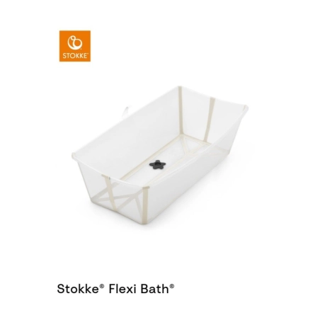 Bañera Plegable Flexi Bath XL de Stokke Beige