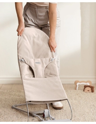 Hamaca Bliss Woven Melange de BabyBjörn Beige Claro