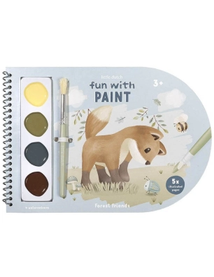 Libro Acuarelas Forest Friends de Little Dutch