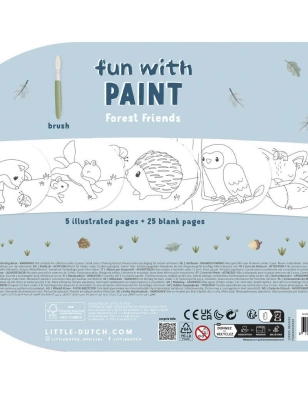 Libro Acuarelas Forest Friends de Little Dutch