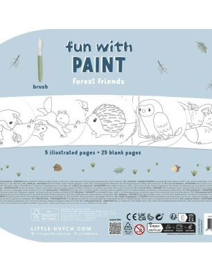 Libro Acuarelas Forest Friends de Little Dutch